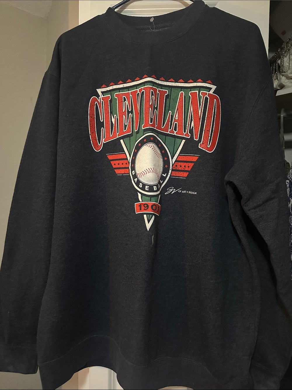 Cleveland Graphic Baseball Sweatshirt